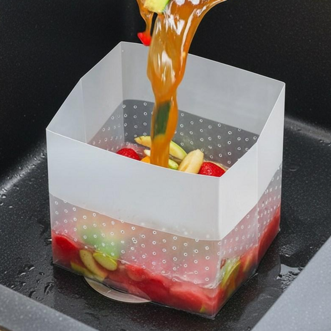 레브홈 싱크대 대용량 거름망, 1개, 120개입