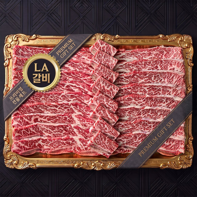7위 - 따봉프레시 6 7 8번 꽃갈비 LA갈비 지방손질 된 가정용 선물용, 4kg(가정용), 1개