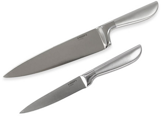 한샘(생활) [한샘] 올스텐 핸들 주방칼 2종 과도+쉐프 나이프 - 식칼 추천, 본품(KCN09CA), 1개