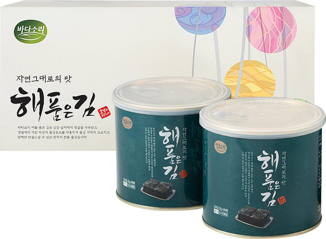 바다소리 올리브로 구운 초사리 곱창돌김 해품은김세트 2호 답례품, 1개
