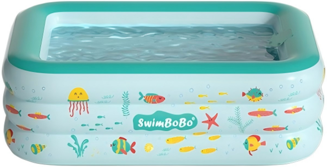SwimBoBo 充氣泳池, 海洋綠, 1個
