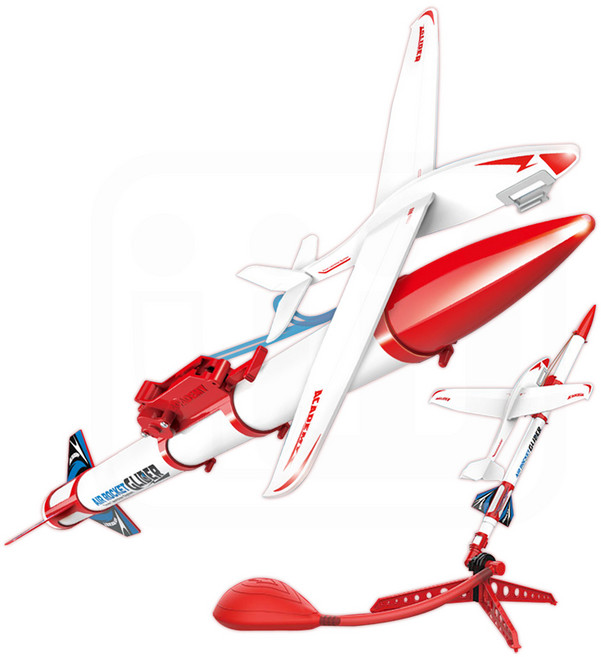 아카데미 에어로켓 글라이더 세트 18568 로켓 분리 발사 발사대 포함 과학 야외 완구 장난감