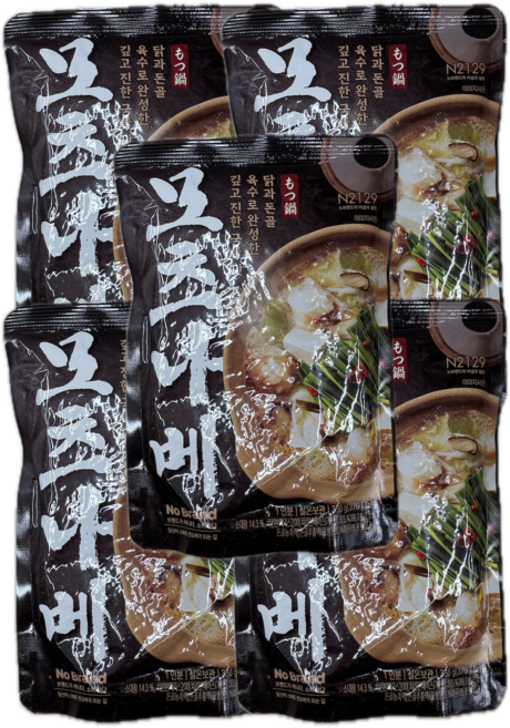 노브랜드 모츠나베, 5개, 350g