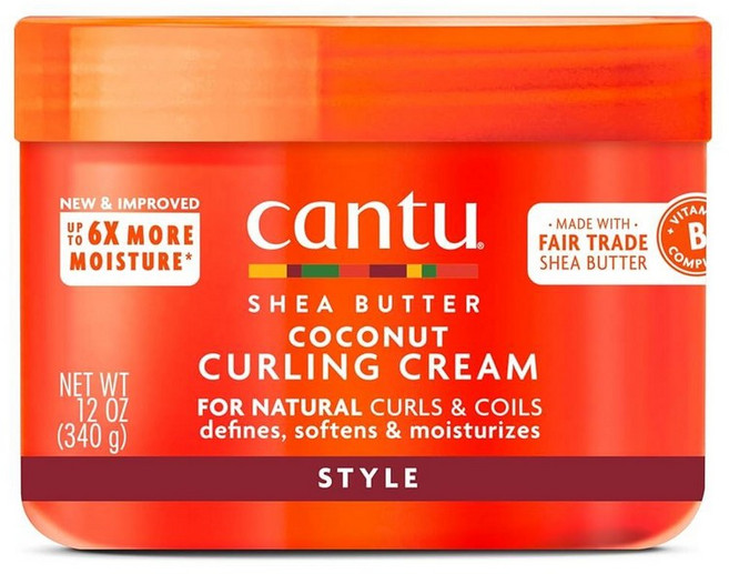 Cantu 코코넛 컬링 크림 340g12온스 256673, 340g