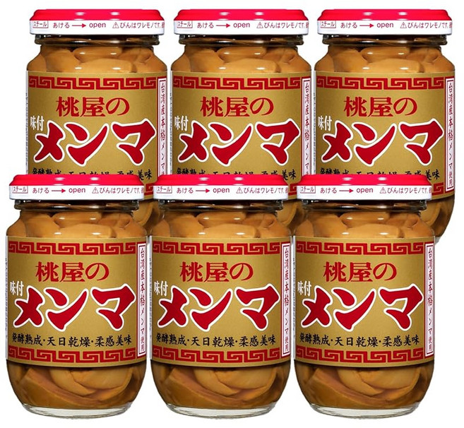 모모야 양념 멘마 100g x 6개 라멘집 반찬