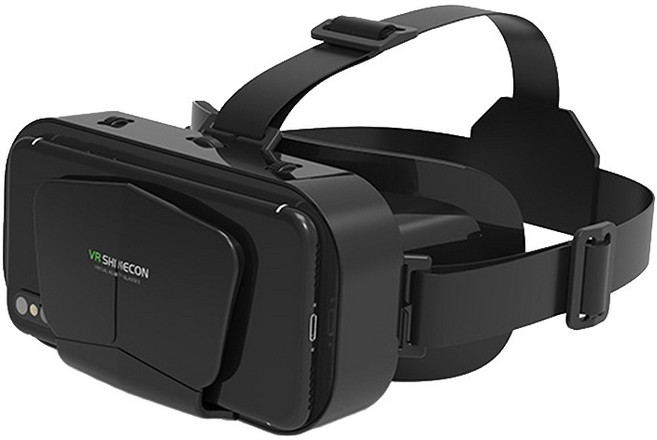 VR眼鏡 G10 千幻 搖桿 VR BOX 3D眼鏡 附資源 虛擬實境 vr shinecon 手機3d 遊戲 虛擬頭盔, 1個