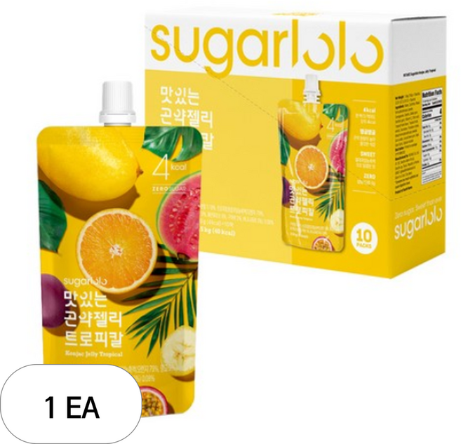 인테이크 슈가로로 맛있는 곤약젤리 트로피칼 10p, 1개, 1.5kg