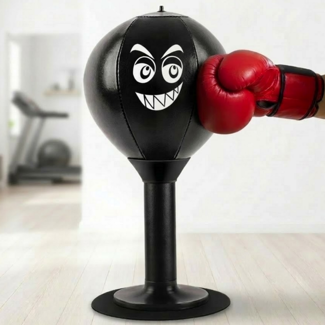 비전룸 가정용 샌드백 펀칭볼, 블랙