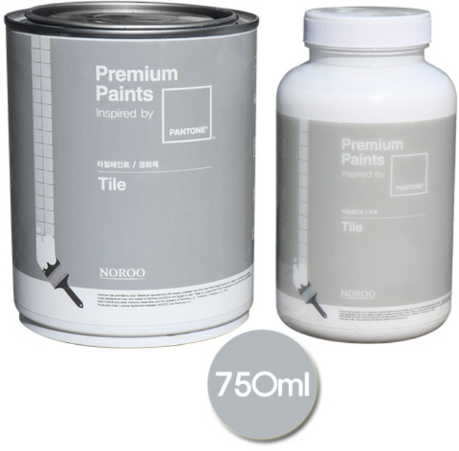 노루페인트 프리미엄 팬톤페인트 타일 750ml 유광, 오이스터머쉬룸 유광, 1개