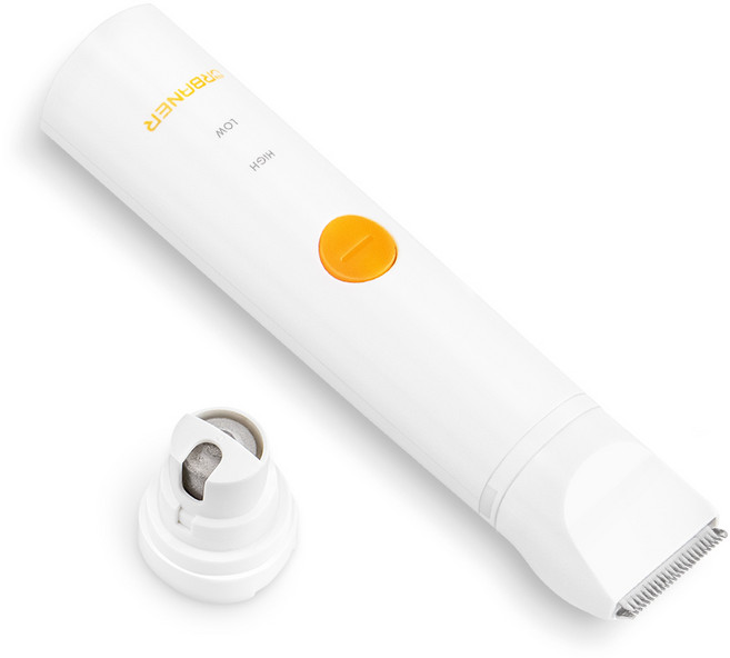 URBANER 奧本寵物 防水二合一寵物修剪器 低噪音無線寵物電剪 安全圓潤刀頭設計, MB-024 (含磨甲頭), 1套