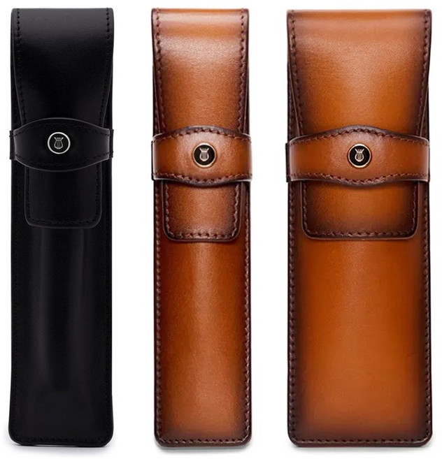 라피스바드 1 2구 펜 파우치 [옵션선택], 펜 파우치 1구 Cognac