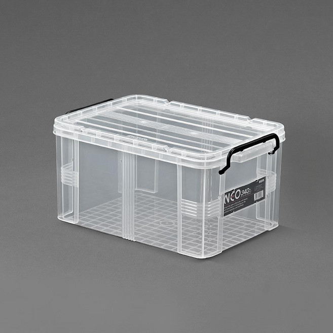 코멕스 네오박스 34L 투명 리빙박스, 1개