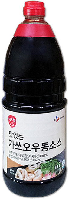 CJ 이츠웰 가쓰오 우동소스 1.8L, 1개