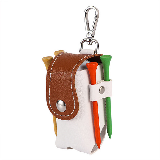 라이크스 미니 골프 볼 파우치, 브라운, 1개