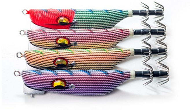 프로그레 쿠지라 라이브슷테 삼봉에기 에기 한치 갑오징어 이카메탈 오모리그, 2.5호, 15(야광), 1개