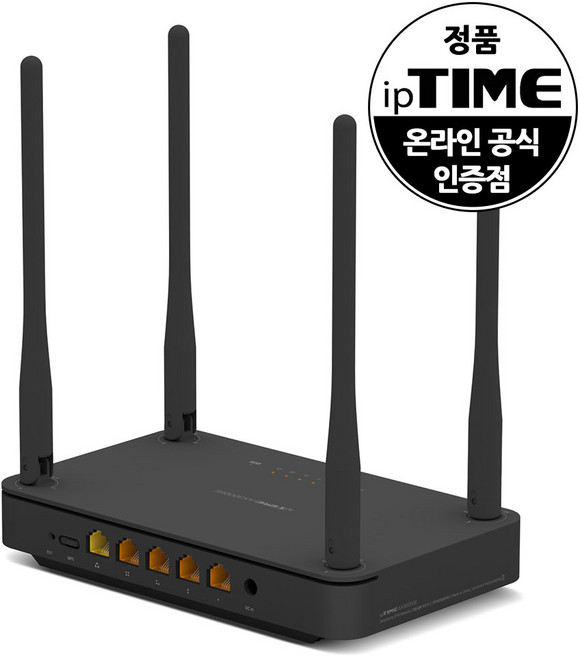 ipTIME 유무선 공유기 AX3000SM, 블랙, 1개
