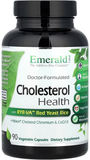 Emerald Laboratories 콜레스테롤 헬스 90 베지캡슐, 2개 - 쿠팡