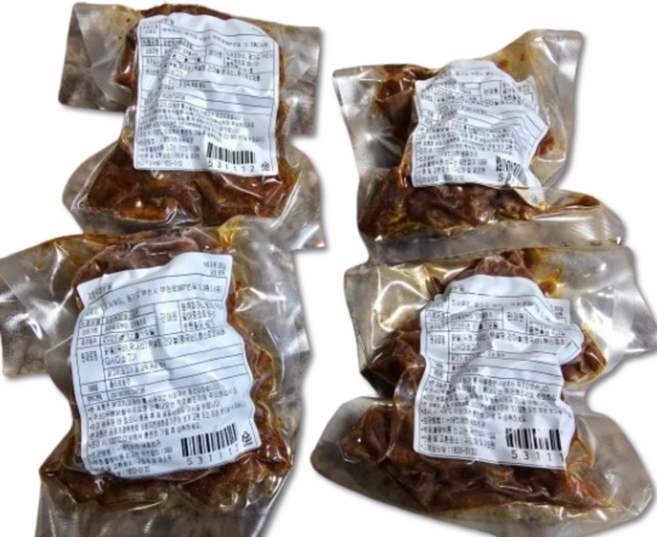 땡큐파머스 양념 무뼈 닭발 4팩, 4개, 250g