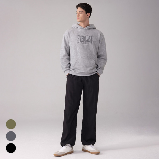 에버라스트 남자 기모바지 패딩핏 나일론팬츠