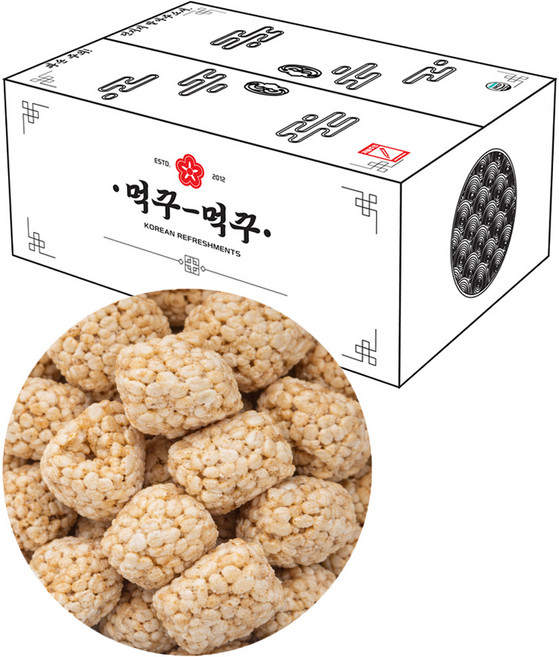 먹꾸먹꾸 옛날과자 한입 밀강정 750g 1박스, 1개