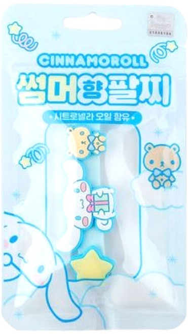 모기퇴치팔찌 벌레퇴치팔찌 곤충퇴치밴드 산리오 썸머향밴드 썸머향팔찌, 1개, 시나모롤