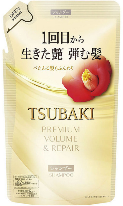 TSUBAKI 思波綺 優質豐盈洗髮精, 1包, 300ml