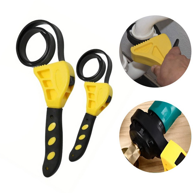 도나토르 논슬립 만능 스트랩 렌치 오프너, 1개, 6인치