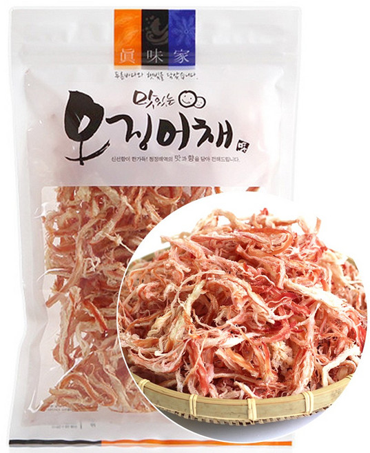 [가온애] 국내가공 홍진미채, 350g, 1개