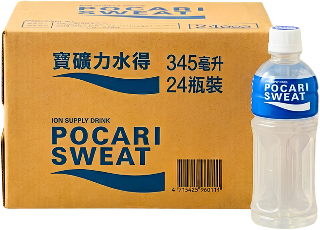 POCARI SWEAT 寶礦力水得, 345ml, 24瓶