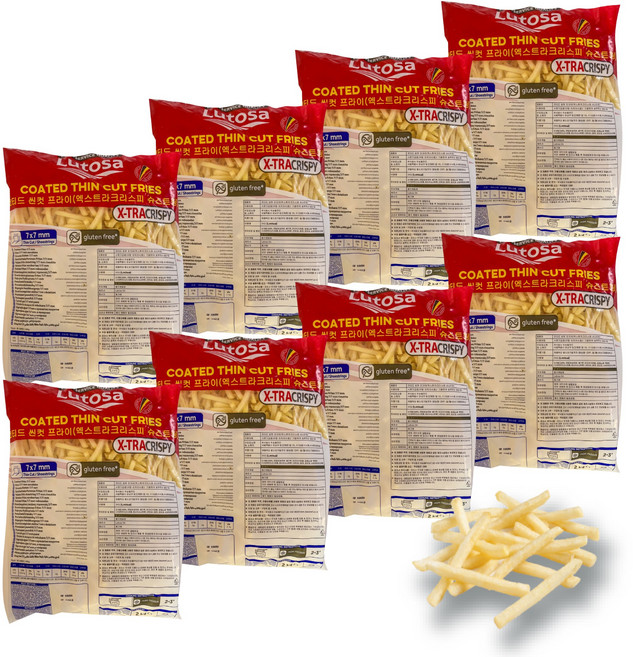 루토사 크리스피 슈스트링 2kg, 8개