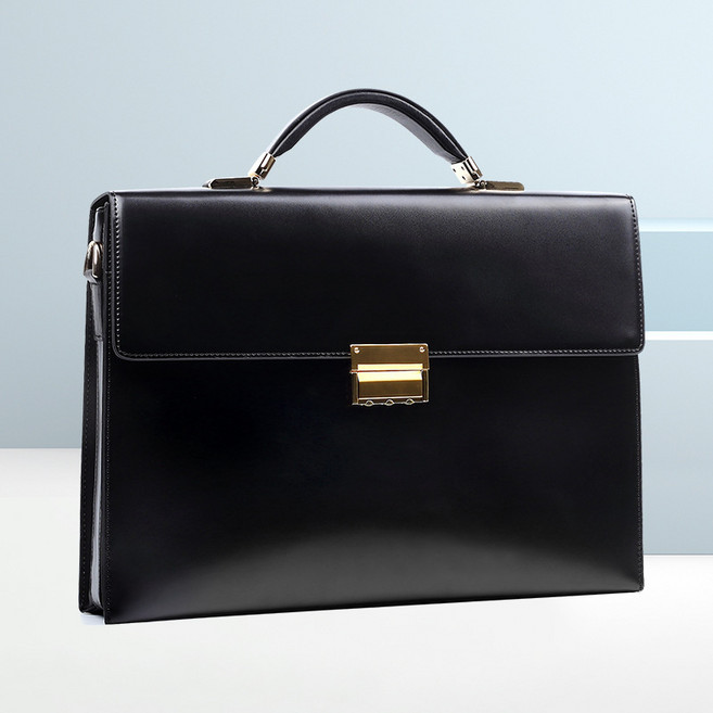 Mimi Market 브리프케이스 천연소가죽 서류가방 SE-9835