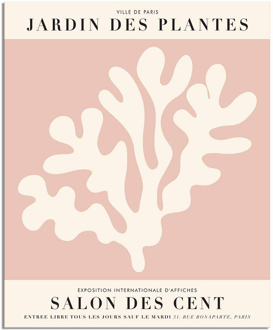 세잔느화실 NEW 앙리마티스 캔버스 그림액자 메탈골드액자 20.컷아웃 화이트, 01.컷아웃 화이트(캔버스액자), 26x21cm, 골드액자