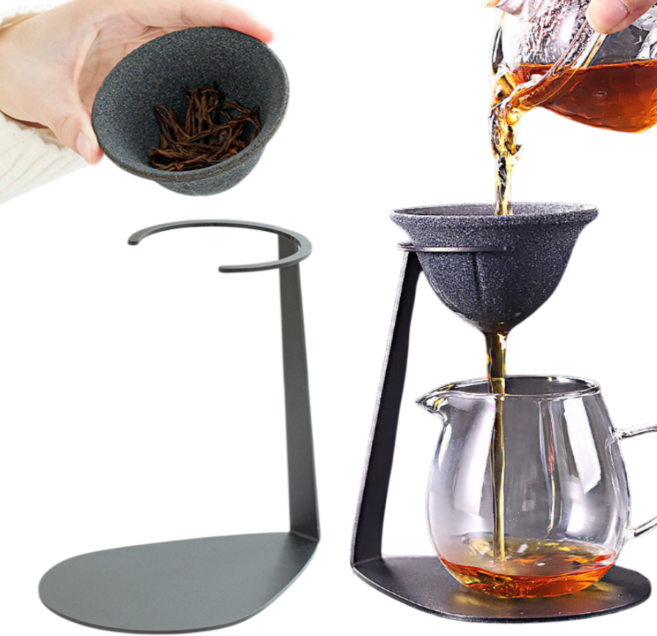 [일본의 공예]1/1+1세라믹 차거름망 프리미엄 미세여과 차 거름망 차 거름망 세라믹 차거름망 무공차 거름망, 2개