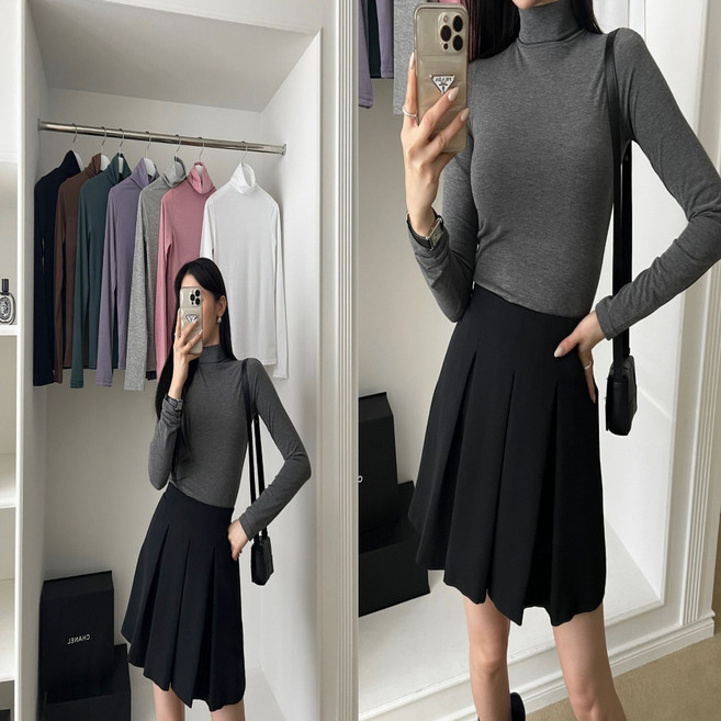 밝혀줄게 무지 폴라티 데일리 OOTD