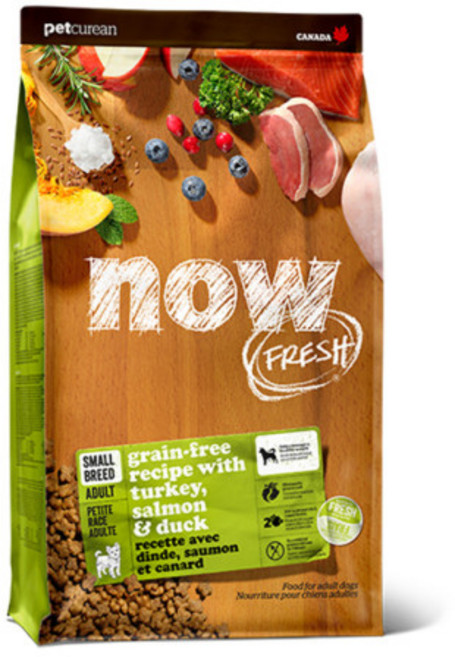 now 어덜트 강아지 그레인프리 스몰브리드 건식사료, 칠면조, 5.44kg, 1개