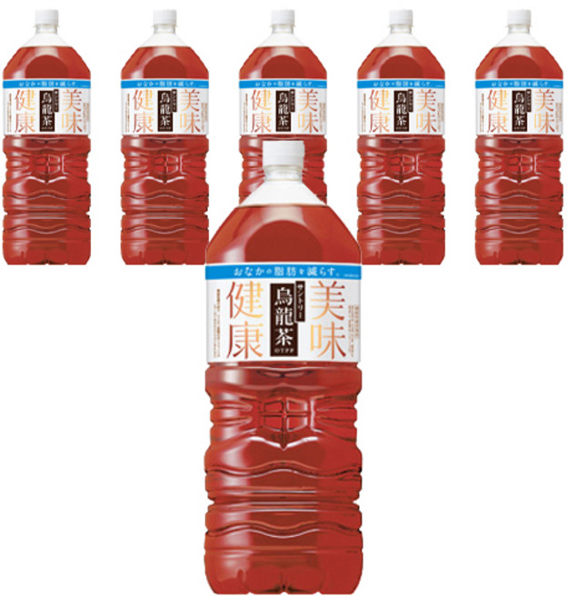 산토리 맛있는 건강 우롱차 2L 6개