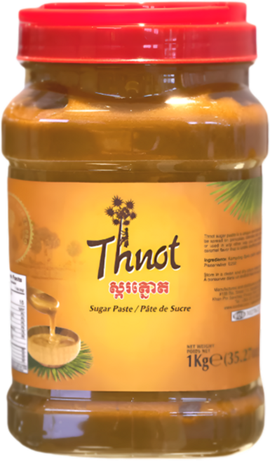 뜨넛 깜퐁 스푸 팔미라 팜슈가 페이스트 1kg | Thnot Palm sugar paste 1kg, 1개