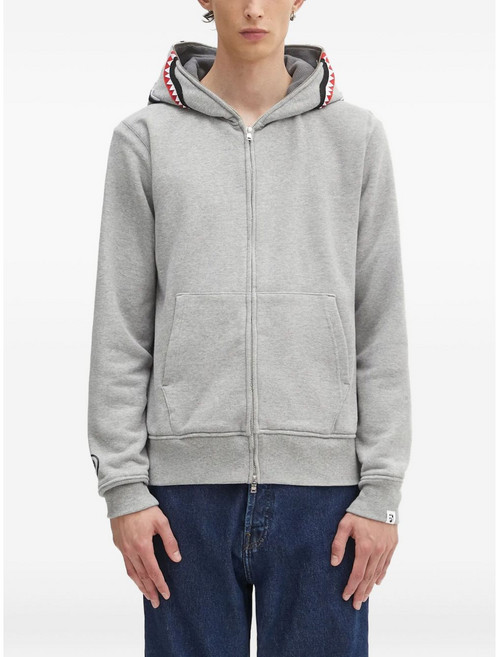 베이프 샤크 후드 집업 스웨트셔츠