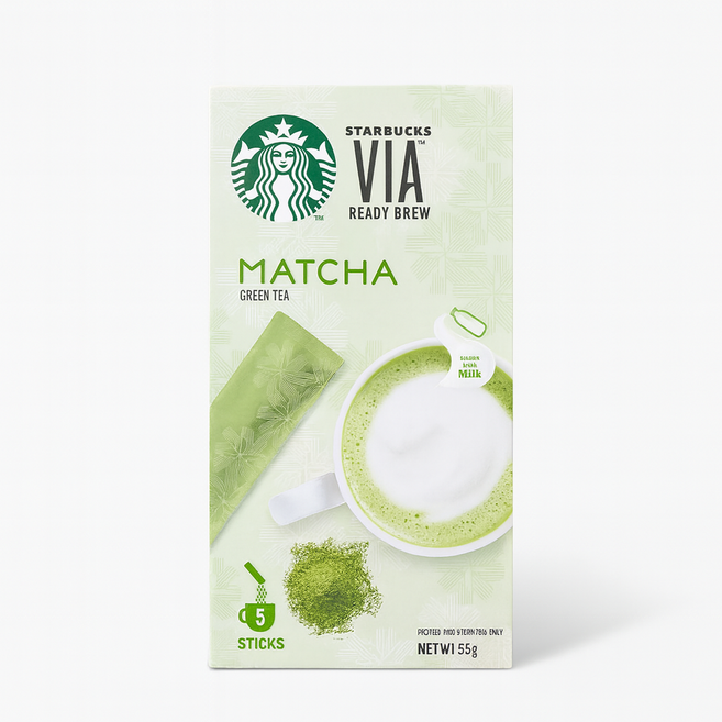 스타벅스 비아 말차, 1개, 5개입, 17g