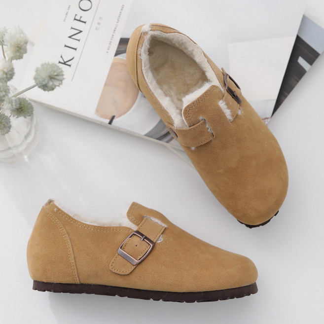 ANK 국내산 마일드티원 모카신 털단화 방한슈즈 방한화