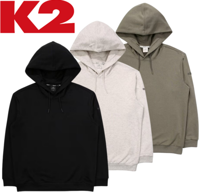 [백화점 발송] k2 남성 간절기 후드 티셔츠 데일리 일상템 아웃도어 등산 캠핑 데이트 낚시 골프 피크닉