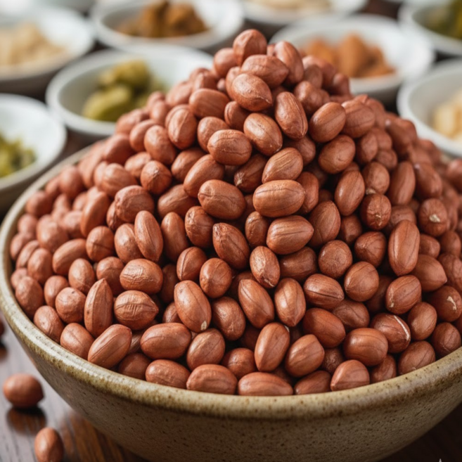 명식품본사 볶음땅콩 [소포장] 볶은땅콩, 10개, 80g