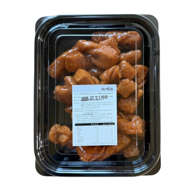 김복녀약과 파지 약과 수제 미니 디저트 장인약과, 1개, 333g