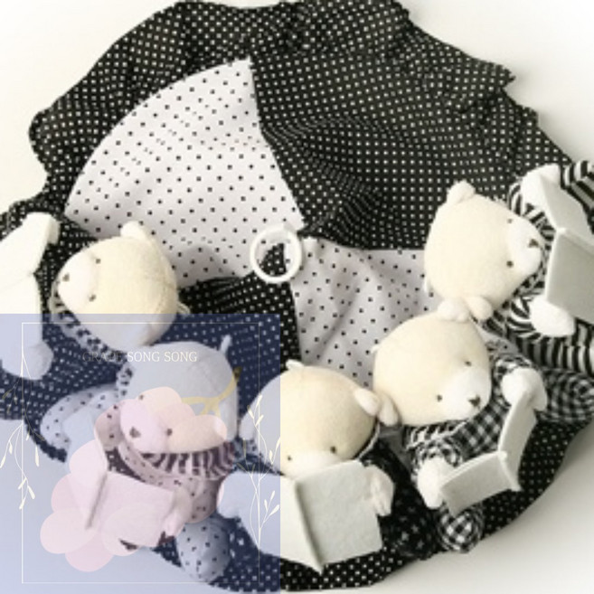 GS 흑백모빌 아기 신생아 모빌 흑백모빌DIY, 1개