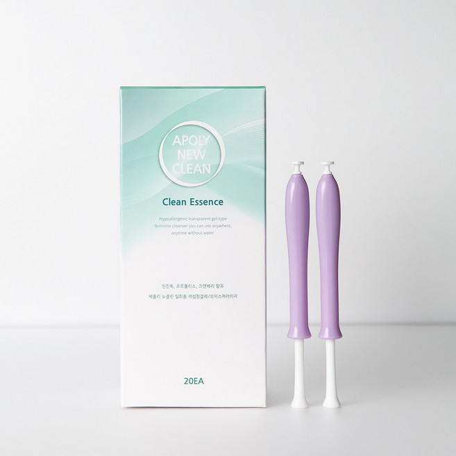 뉴클린 일회용 락토 20개입 약산성 이너클렌저 보습세정 젤, 2g
