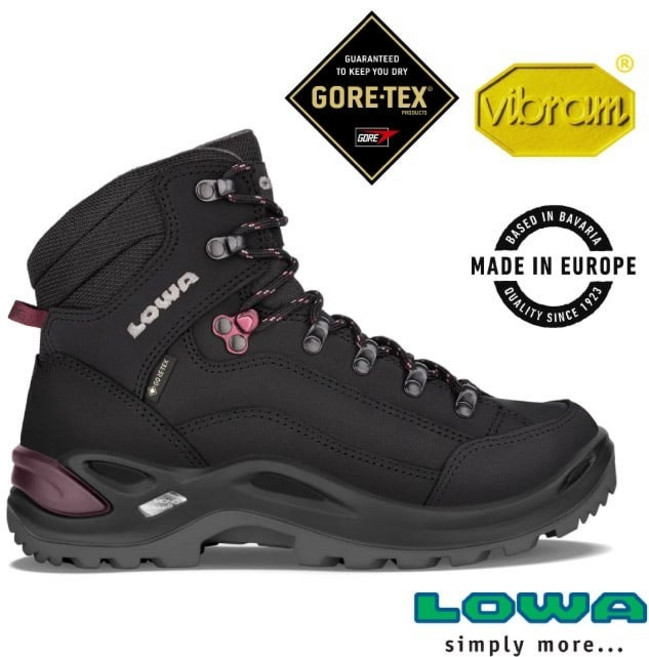 德國 LOWA GORE-TEX 防水女款中筒登山靴 RENEGADE LW320945