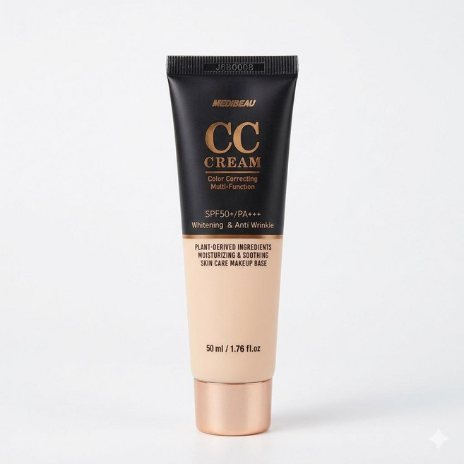메디뷰 CC 크림(SPF50+/+++), 1개, 50ml, 베이지