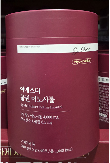 [본사직영] 여에스더 콜린 이노시톨 10X 국민영양 프로젝트, 1개, 60회분