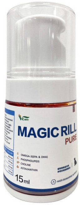 Vcare 南極磷蝦油 犬用 15ml, 1個, 歐米伽 3