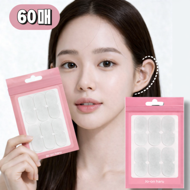 조온하루 누운귀 테이프 엘프귀, 60개, 투명